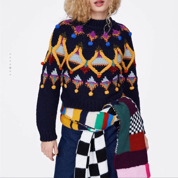 Zara | Sweaters | Zara Multicolored 